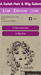 Mobile Screenshot of myselahsalon.com